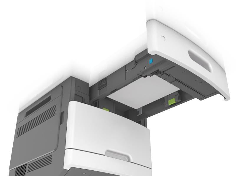 Korzystanie z aplikacji MS812de 154 Podczas korzystania z mediów specjalnych (tektura, etykiety i inne), sprawdź, czy znajdują się one w pojemniku poniżej lini przerywanej będącej znacznikiem