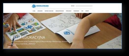 Sprawozdanie z wykonania umowy WFOŚ/P/34/2014 Rysunek 11 Widok strony internetowej www.niebieskiatmoludek.pl V.