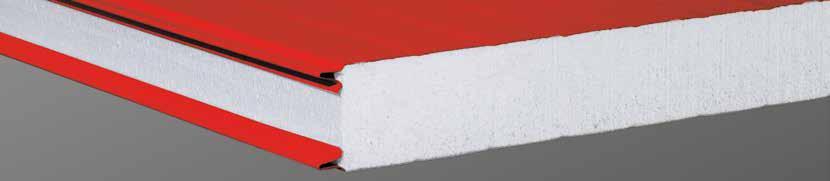 WALL SANDWICH PANELS WITH EXPANDED POLYSTYRENE CORE PWS high thermal insulation properties: self-extinguishing expanded polystyrene core high fire resistance properties two-side shaping of panel and