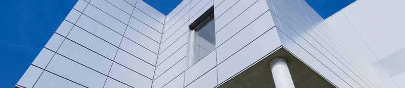 FACADE CLADDING PANELS ¼ ¼ modern and elegant a wide range of architectural possibilities possibility of combining them with glass, wood, concrete or aluminium on the facade easy assembly durable and