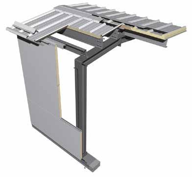 EXAMPLES OF HALL COVERINGS SANDWICH PANELS WITH POLYURETHANE CORE BALEXTHERM PU WITH MINERAL WOOL CORE BALEXTHERM MW WITH