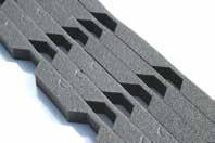 profiling of the roofing and the finish elements of the roof PES SEALING (FOR STEEL STRUCTURES) TYPES OF