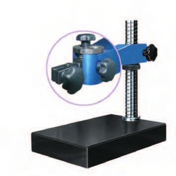 wysokość pomiaru Prześwit Ramię ø Ø otworu chwytowego Płaskość płyty µm [µm] 100 x 100 16 180 150 16 8 2 2,8 330,00 Seria 912 Granitowy precyzyjnie