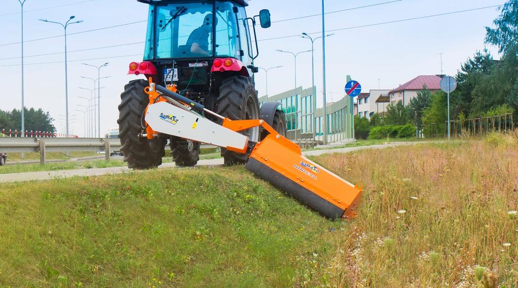 Kosiarki bijakowe KBR 120 L, KBR 140 L / KBR 140, KBR 160 Tylno-boczne, klasa lekka / średnia Kosiarki typu KBR to maszyny zaczepiane na tylnym TUZ ciągnika.