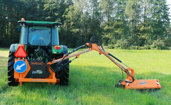 głównym cylindrze bezpiecznik najazdowy - mechaniczny cięgna wzmacniające TUZ wskaźniki temperatury i poziomu oleju pulpit sterowniczy ze sterowaniem linkowym zbiornik oleju - 120 litrów chłodnica