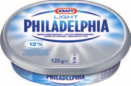 3,29szt brutto 3,45 Serek Philadelphia 125g asort.