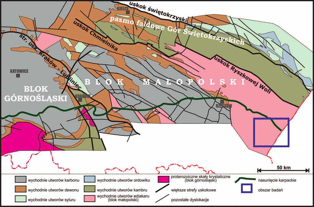 NAFTA-GAZ The obtained velocity model was the basis for reconstructing the complexity of the geological survey.