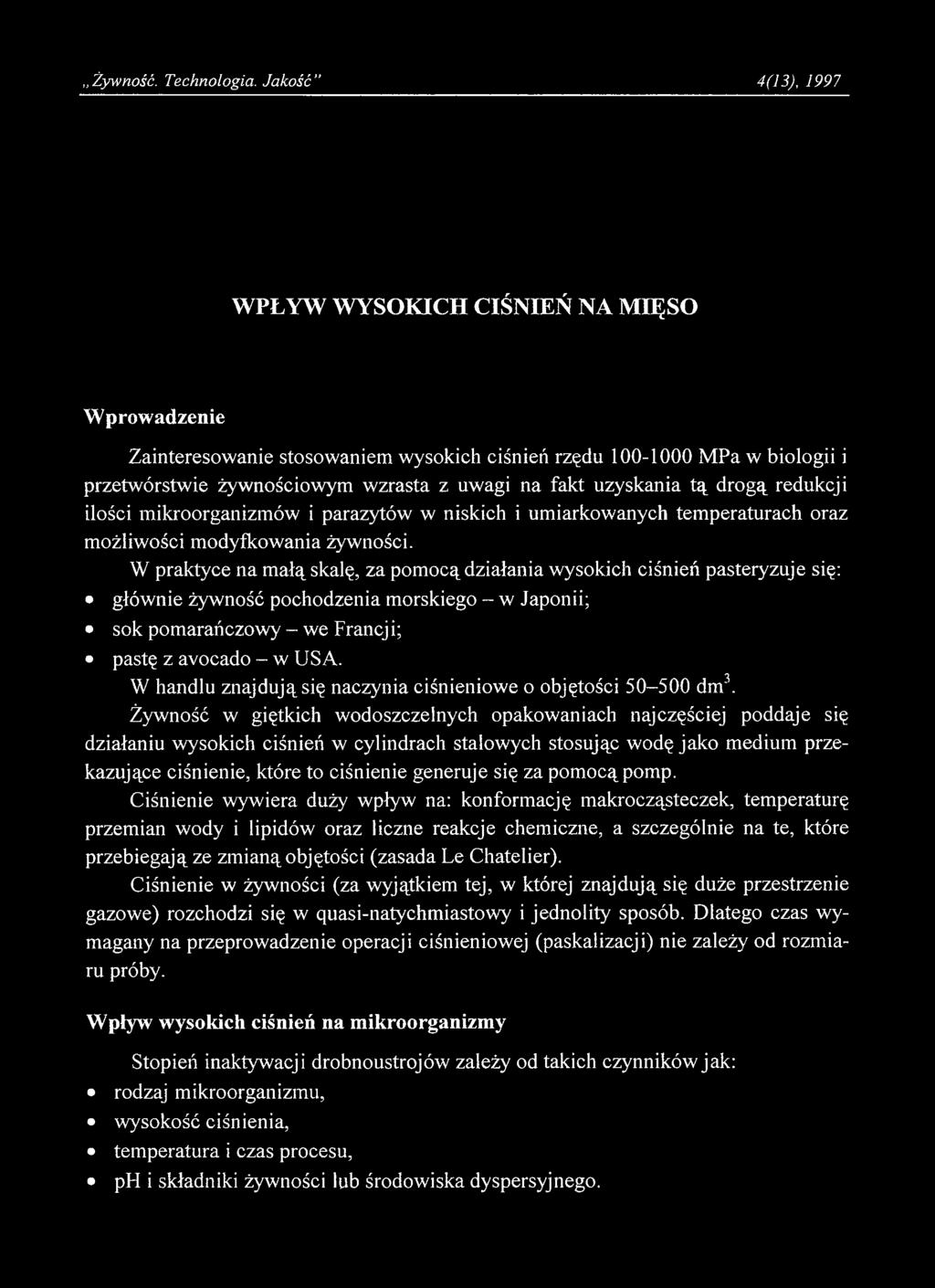 Żywność. Technologia.