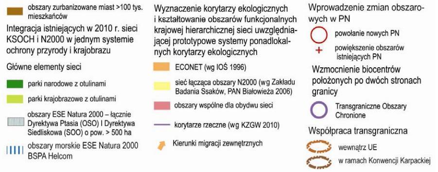 Karkonoskim, Poleskim, Biebrzańskim, Kampinoskim i Babiogórskim Parku Narodowym.