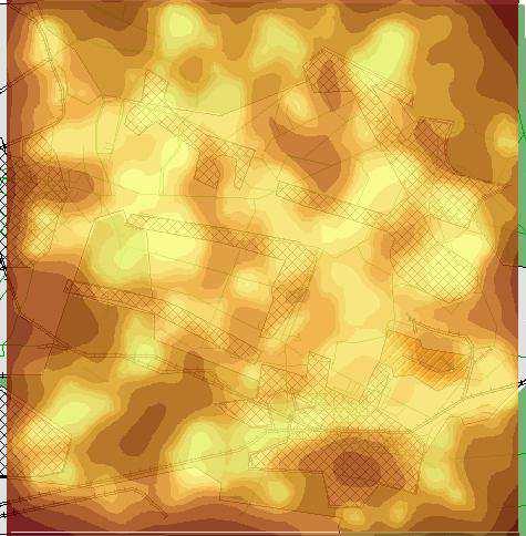 points (left) with the spatial distribution of RMSE (right) Fig. 8.