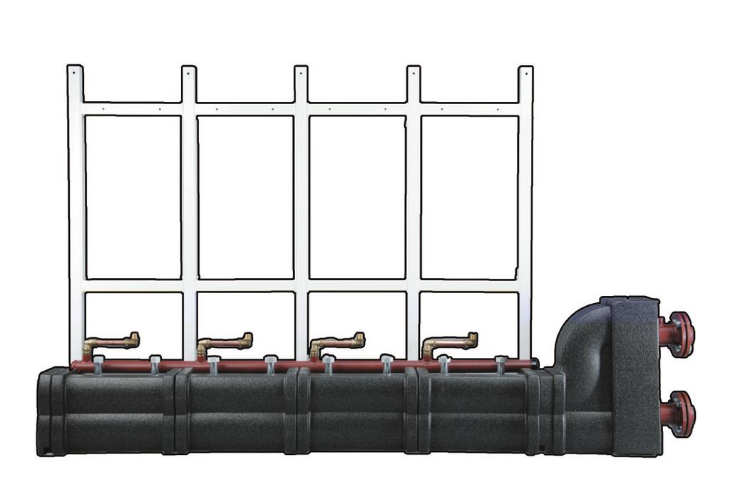 KARTA KATALOGOWA GAZOWE KOTŁY KONDENSACYJNE WISZĄCE Zestawy kaskadowe do kotłów Cerapurmaxx ZBR 70-3 i ZBR 100-3 (70 kw i 100 kw) Cechy szczególne: XXoszczędność miejsca potrzebnego do zbudowania
