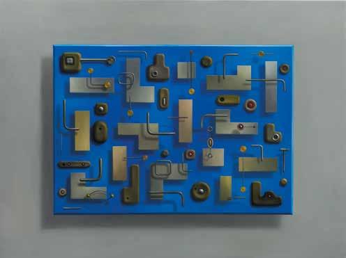 olej/płótno, 81 x 100 cm sygnowany, datowany i opisany na odwrociu: 'MATEUSZ