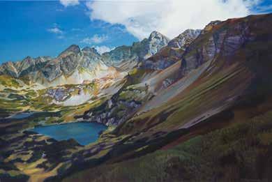 50 LONGIN SZMYD Nenufary 1, 2016 r. akryl/płótno, 90 x 120 cm sygnowany p.d.
