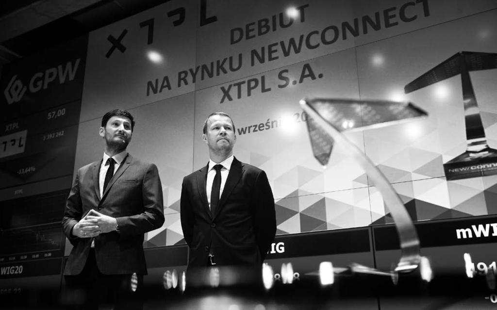 Podjęcie decyzji o zmianie systemu notowań W dniu 12 grudnia 2017 r. Zarząd XTPL S.A.