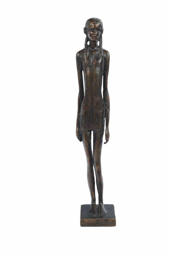 89 Henryk Błachnio (1922 2013) Występ cielęcia, 1970 r. olej, płótno, 107 76 cm, sygn. i dat. p.d.: H.