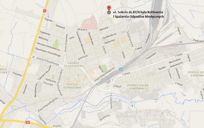 Nieruchomość położona w Skarżysku-Kamiennej przy ul. Sokola, ozn.