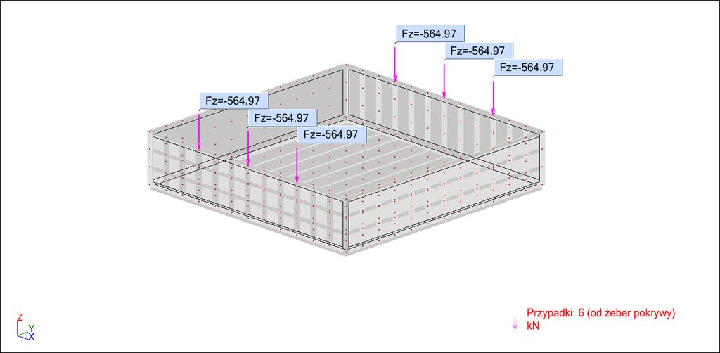 (13,3+7,0+4,25)x(3,1/2) = 24,55kN/m 2 x1,55m= 38,05kN/mb ściany 3.