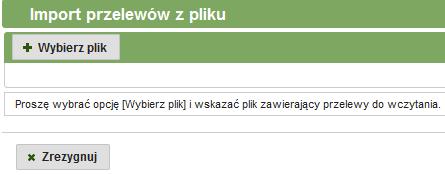 przetwarzania się wydłuży. Z tego względu nie zaleca się podpisywania poza paczką grup większych niż 100 przelewów.