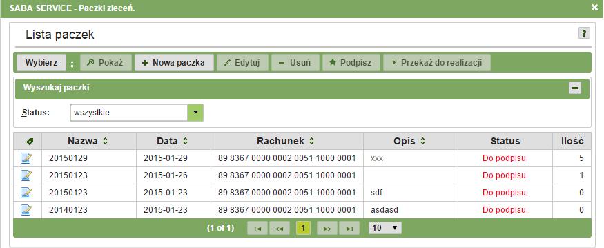 kliknąć przycisk i postępować zgodnie z punktem 3.1.2. niniejszego przewodnika.