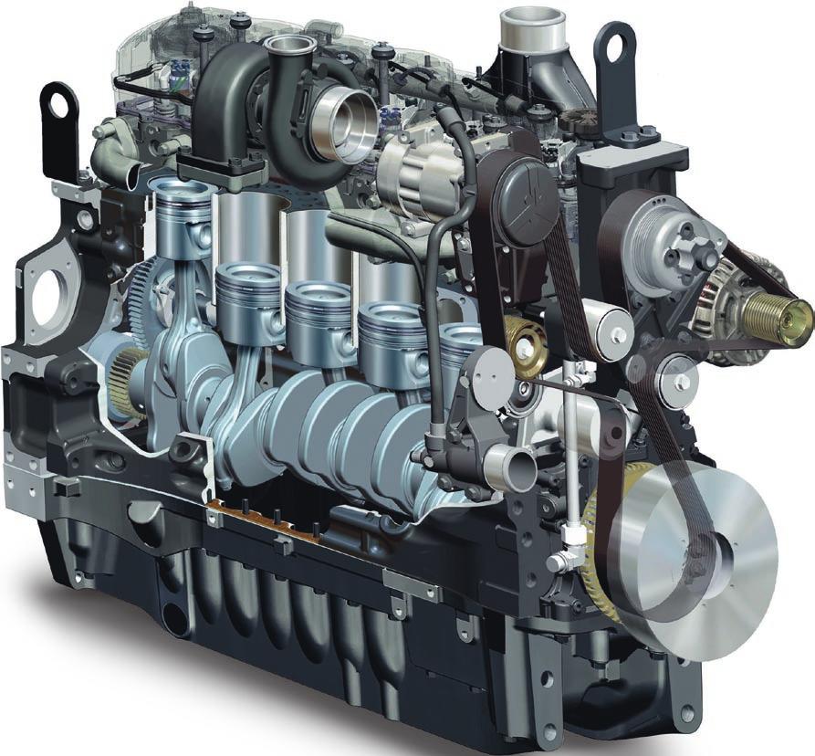 Tryb Constant Engine Speed zapewnia niezależnie od zmian obciążenia stałe prędkości obrotowe silnika i WOM-u, a tym samym ich szczególnie oszczędną pracę.