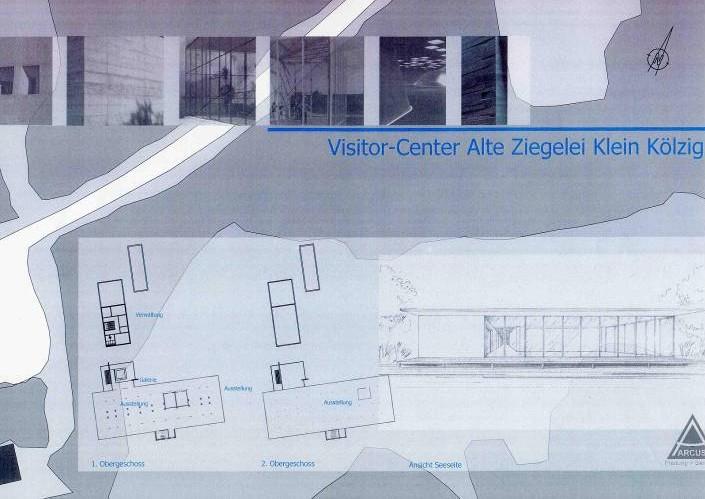 Centrum turystyczne stara cegielnia Klein Kölzig Konkurs dla architektów IBA 2008 (międzynarodowej wystawy budowlanej): projekt Firmy Arcus Centrum turystyczne Geoparku