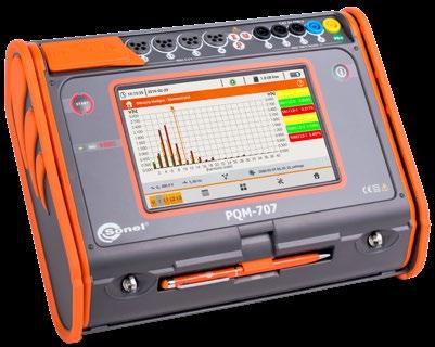 Analizator jakości zasilania SONEL PQM-707 indeks: WMPLPQM707 / WMPLPQM707NC (bez cęgów w F3A) IP 51 Parametry mierzone: CZĘSTOTLIWOŚĆ PRÓBKOWANIA.