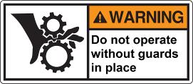 47! WARNING Moving parts can crush and cut.