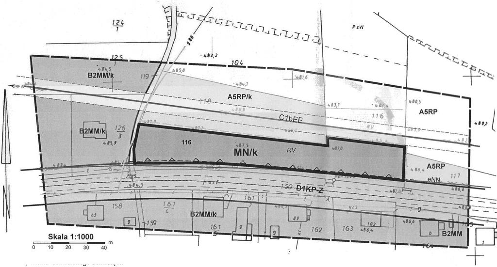 ZMIANA MIEJSCOWEGO PLANU ZAGOSPODAROWANIA PRZESTRZENNEGO GMINY KAMIONKA WIELKA PLAN 6 - Wieœ Mszalnica- dzia³ka Nr: 116 Rysunek planu Za³¹cznik Nr 6 do Uchwa³y Nr XXII/160/2008 Rady Gminy Kamionka