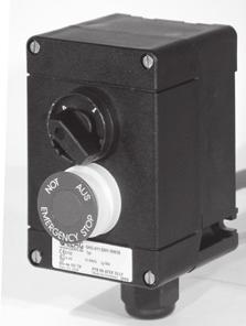 lampka sygnalizacyjna SIL etykieta: 0, I, START, STOP 0,65 kg GHG 411 8200 R0003 etykieta: 0, I, START, STOP 1 x przycisk grzybkowy SGTE Łącznik awaryjny 0,57 kg GHG 411 8200 R0016 0 I 21 13 1 x