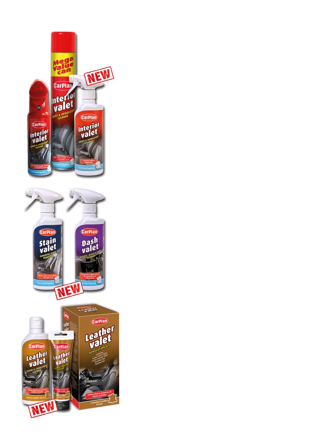 Podany w formie aktywniej pianki w aerozolu lub płynu w atomizerze, przeznaczony do czyszczenia tapicerek materiałowych, zapach Cytrus 500 ml FSC50 5010373053102 Owocowy 500 ml FSS50 5010373053133