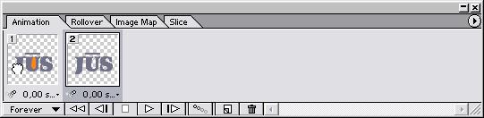 8 Z menu palety Animation wybierz Tween. W oknie dialogowym ustaw All Layers oraz Position, odznacz Opacity i Effects. Dla Tween With wybierz Next Frame a dla Frames to Add wpisz 5 klatek. Kliknij OK.