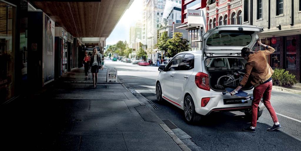 Bogactwo pomysłowych rozwiązań Nowa Kia Picanto to auto dla osób w ciągłym ruchu.