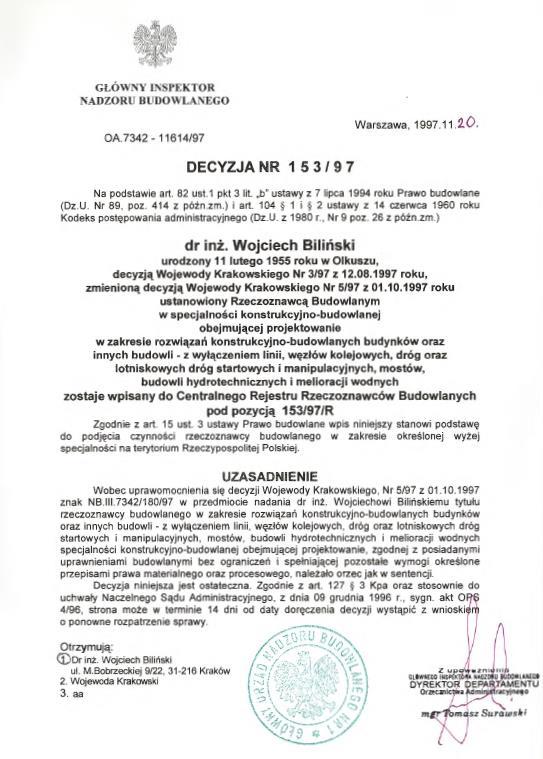 1.4. Kserokopia uprawnień