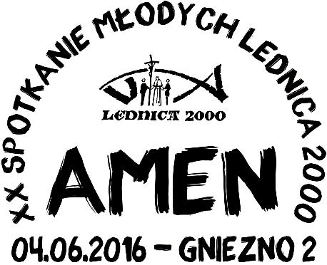 Panny Gwiazdy Nowej Ewangelizacji i świętego Jana Pawła II Urząd Pocztowy Toruń 1.