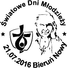 2016 ŚWIATOWE DNI MŁODZIEŻY Logo XXXI Światowych Dni Młodzieży