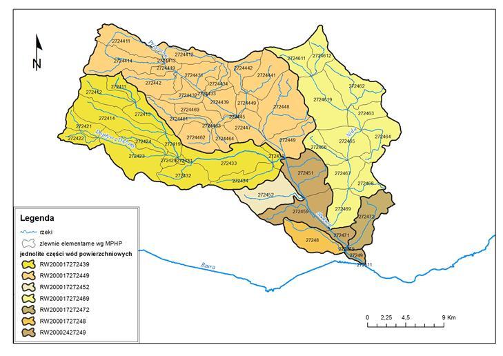 Dziennik Urzędowy Województwa Mazowieckiego 7 Poz. 9451 Załącznik Nr 1 do Rozporządzenia Nr 32/2015 Dyrektora Regionalnego Zarządu Gospodarki Wodnej w Warszawie z dnia 16 listopada 2015 r.