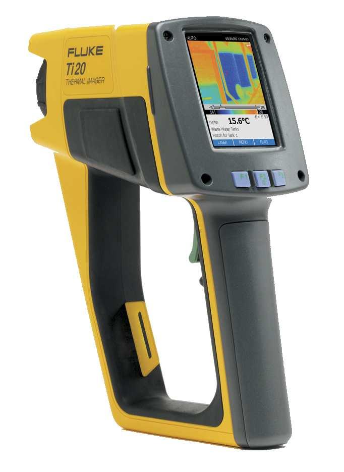 Przykład Thermal Imager Ti20 Fluke Obiektyw Ekran LCD 128x96