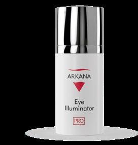 Rozświetlający iluminator okolic oczu Kompleksowa opieka dla delikatnej skóry wokół oczu PIELĘGNACJA OCZU 15 ml cena 105,- Kod produktu: 33022 Krem pod oczy z formułą na bazie kwasów traneksamowego,