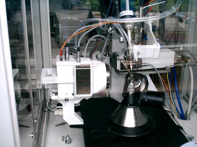 Dyfraktometr 4-kołowy z goniometrem w