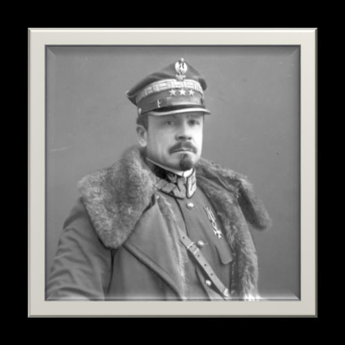 Józef Haller (1873 1960) w czasie I wojny światowej dowodził II Brygadą Legionów Polskich. Jesienią 1918 r. objął dowództwo nad utworzoną we Francji Armią Polską, tzw. Błękitną Armią.