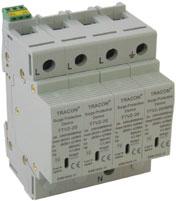 Ochronniki typu 2 Ograniczniki przepięć SIECIOWA APARATURA INSTALACYJNA 125 A gg AUX 20 1 NO 6-35 -40..+55 C 35 7.