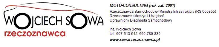 OPINIA Nr: 103/DOA/03/14 Rzeczoznawca : inż., mgr inż. Wojciech Maruda Zleceniodawca: Adres: Sygnatura akt: Zadanie: GETIN Leasing S.A. ul.
