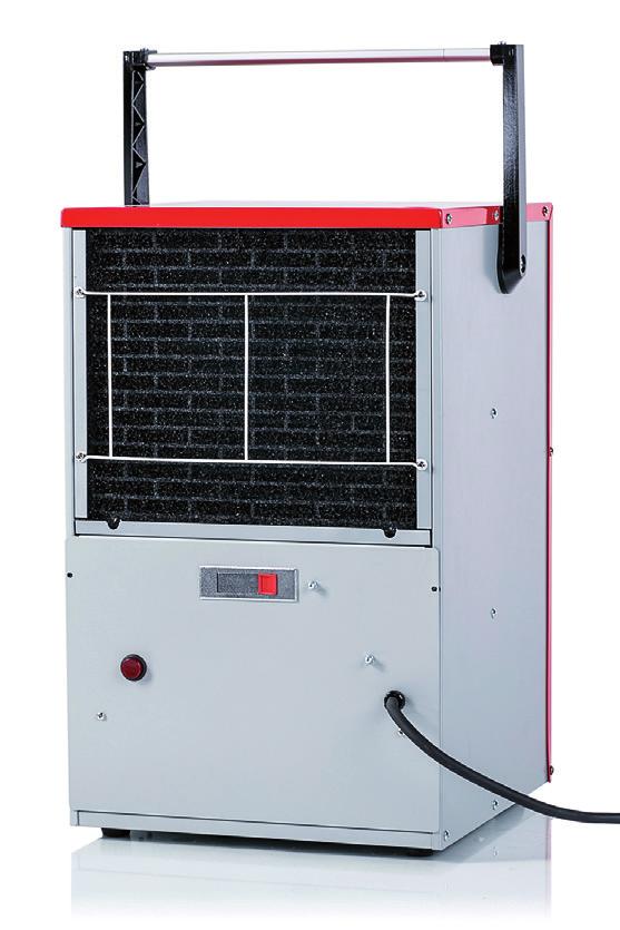 DEHUMIDIFIERS Akcesoria Zbiornik skroplin z pompą -P30 Pompa jest wyposażona w przełącznik poziomu, który automatycznie włącza i wyłącza pompę.