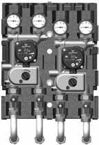 Moduł obiegu mieszacza BSP-MK 2 dla obiegu grzejnikowego do bezpośredniego montażu na zasobniku BSP / BSP-SL 20 71 235 W komplecie: pompa wysokosprawna DN15-50 bezstopniowa lub (EFI<0,23), wmontowany