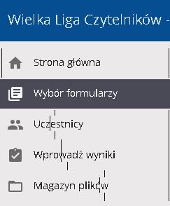 Przeprowadzenie etapu pierwszego. Formularze. KROK 1 Logujemy się do systemu obsługi projektu.