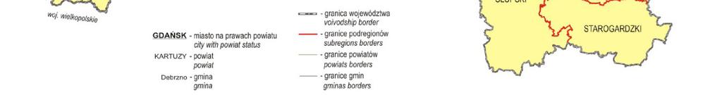 Kłodno 1011 ha Mściszewice 1999 ha Podjazy 1461 ha Sucha 778 ha Sulęczyno 1438 ha Węsiory 1912 ha Zdunowice 1640 ha Żakowo 836 ha [ 33 ]