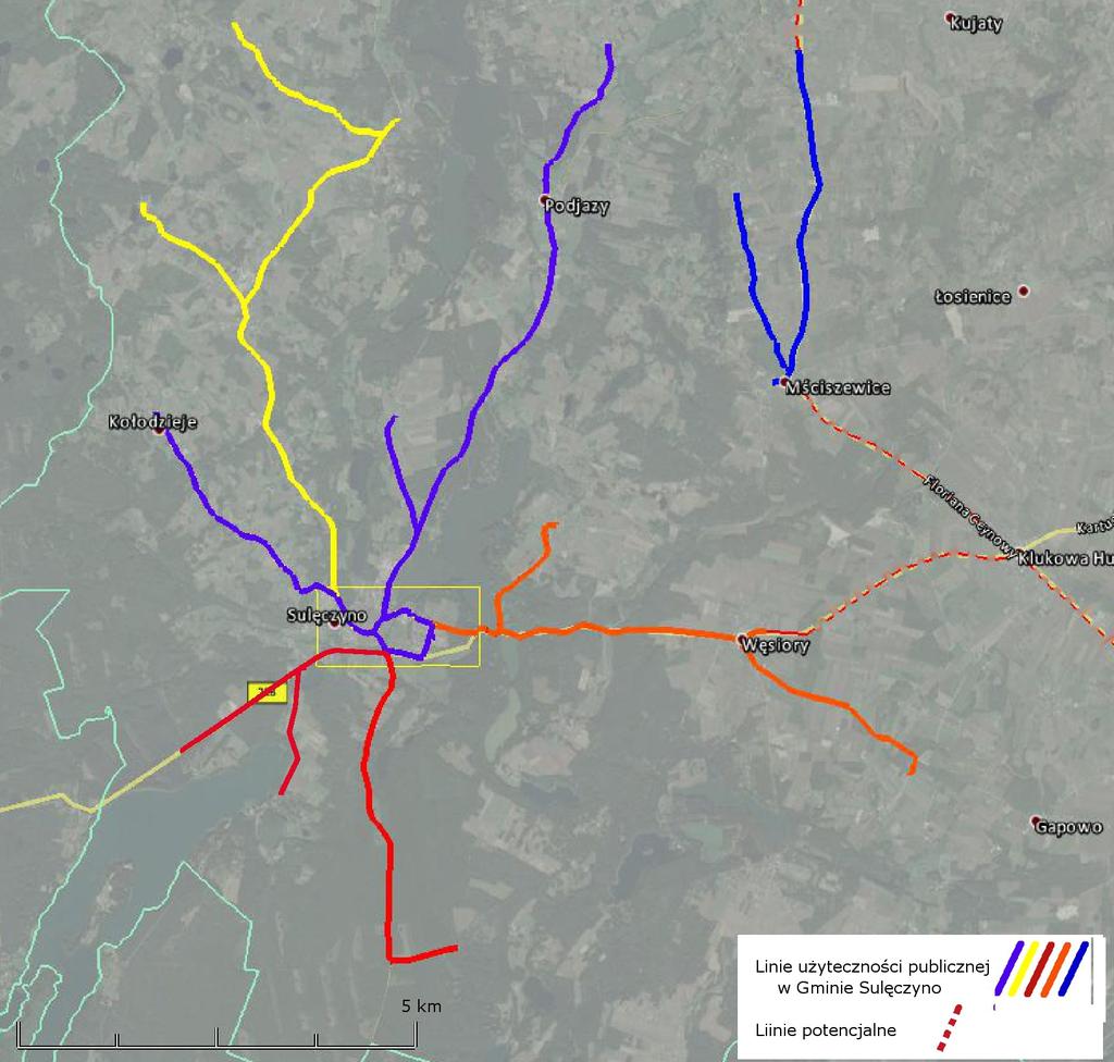 12 Część graficzna planu zrównoważonego rozwoju publicznego transportu zbiorowego