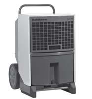 DANTHERM CDT Osuszacze mobilne Osuszacze mobline, dedykowane do pracy w trudnych warunkach wyposażone w kółka o średnicy 250 mm wykonane z tworzywa ABS uchwyty ułatwiające przenoszenie wersje s można