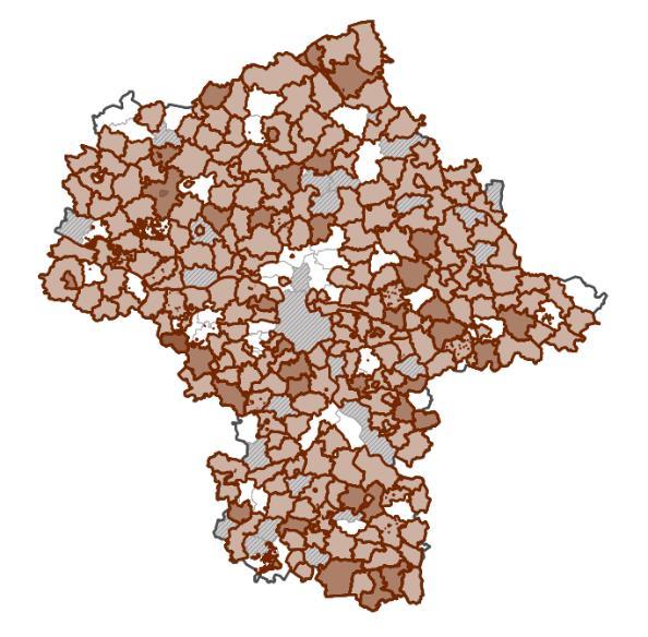 CYFRYZACJA DOKUMENTÓW PLANISTYCZNYCH Przetworzono do postaci cyfrowej, wykorzystując częściowo wcześniej opracowany model danych, miejscowe plany zagospodarowania przestrzennego oraz studia
