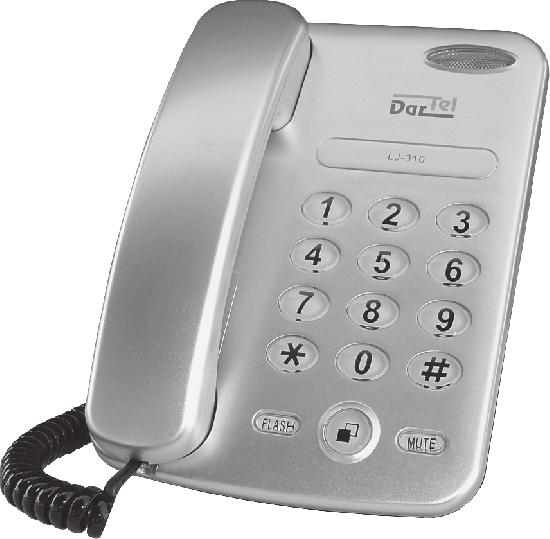 R Model: LJ-310 Telefon sznurowy RoHS Przedsiêbiorstwo Dartel s.c.